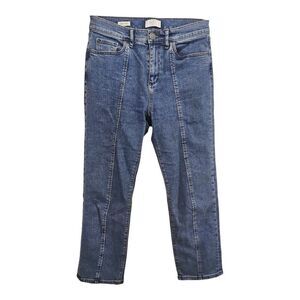 Loft Outlet Front Seam Straight Leg Jeans Petite Size 0